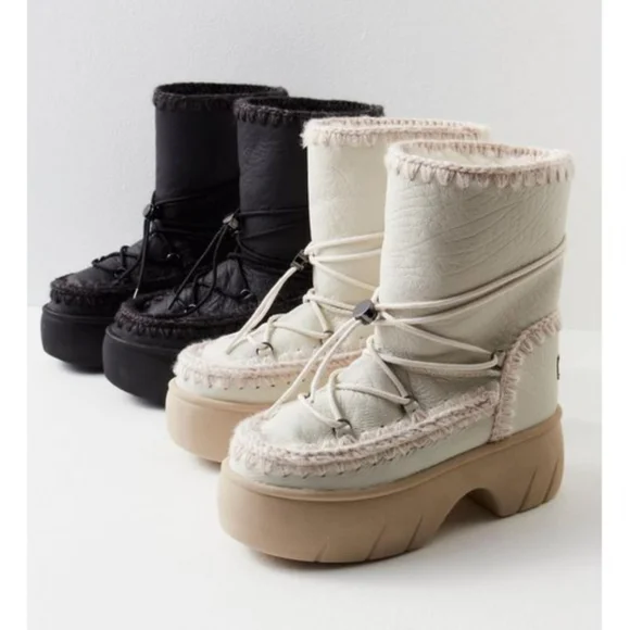 Mou | Shoes | Free People Mou Lunar Landing Snow Platform Boots
